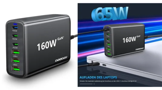 cargador multiple 3 USB C+ 3 USB A PDQC 3.0 barato