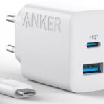 Cargador múltiple ANKER USB + USB-C de 20W