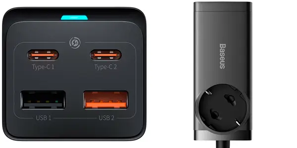 Cargador múltiple Baseus GaN3 de 100W