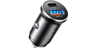 Cargador de coche LISEN USB + USB-C