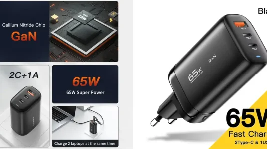 Cargador múltiple Essager GaN de 65W