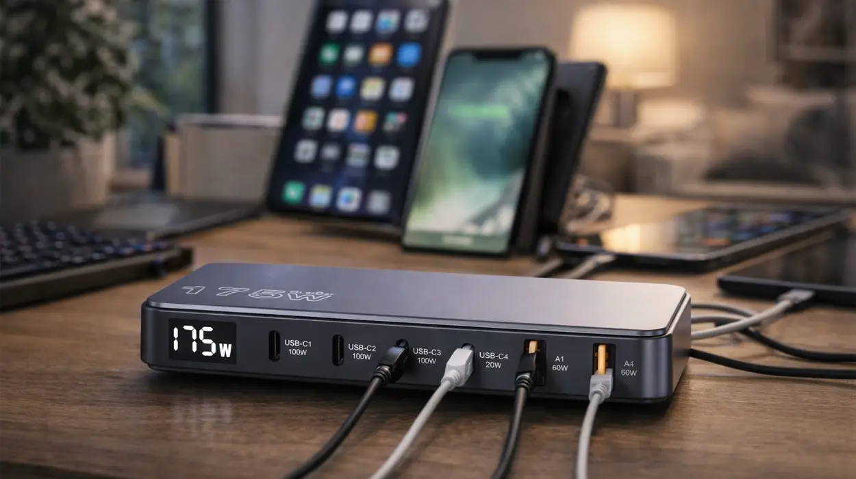 Cargador múltiple Ueetop GaN de 175W