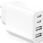 Cargador múltiple Romalux con 2x USB y 2x USB-C de 45W