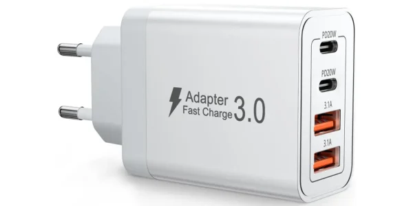 Cargador múltiple Zhiroad con 2x USB y 2x USB-C