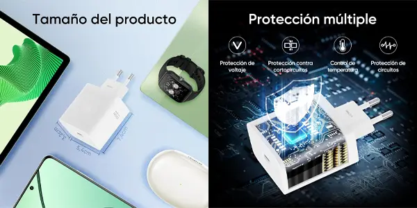 Cargador USB-C Realme SUPERVOOC de 120W