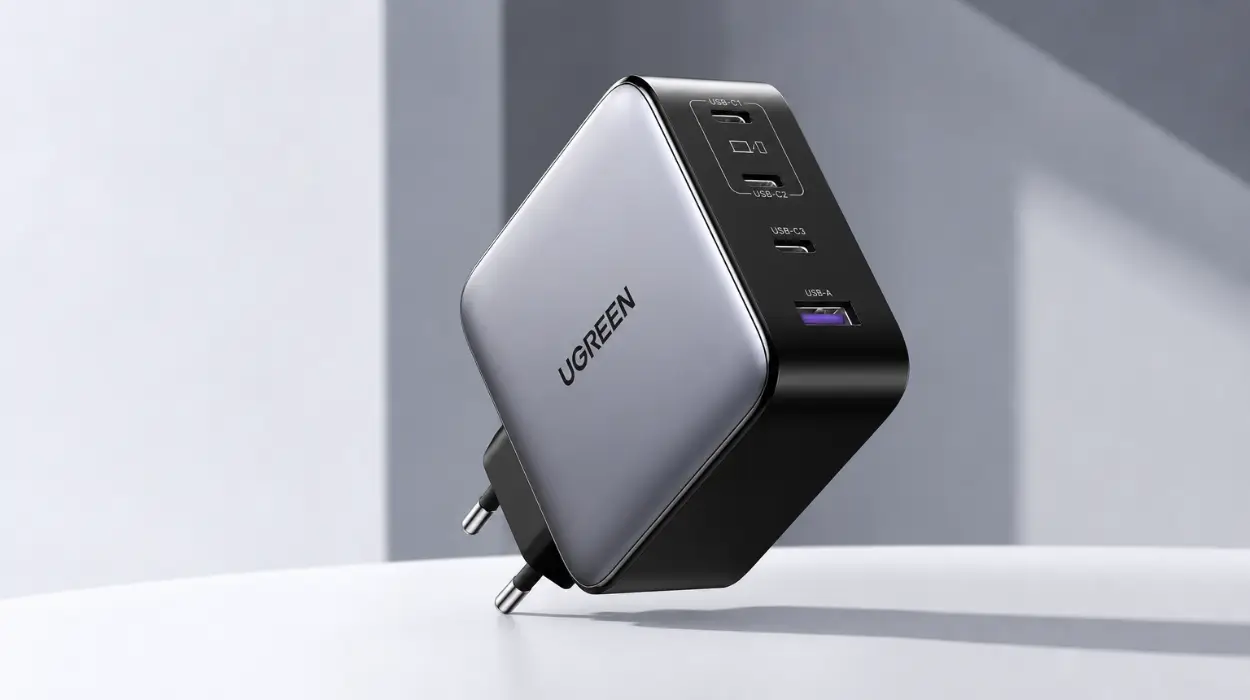 Cargador UGREEN Nexode 200W USB C con carga rápida y múltiples puertos
