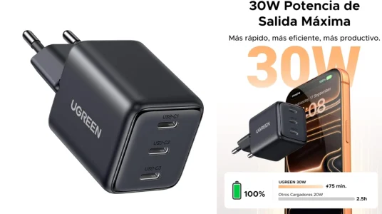 cargador-ugreen-zapix-de-3-puertos-usb-c-y-carga-rapida-de-30w