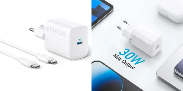 Cargador USB-C Anker de 30W