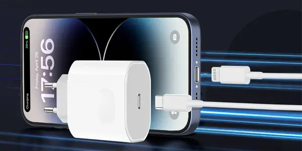 Cargador USB-C ANVSI de 20W con cable lightning