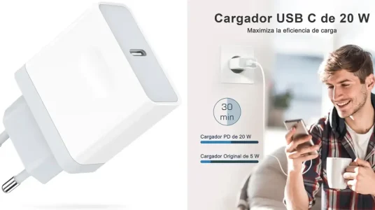 Cargador USB-C Lynban de 20W