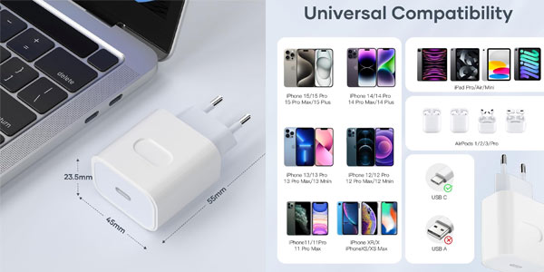 Cargador USB-C Sewowibo oferta