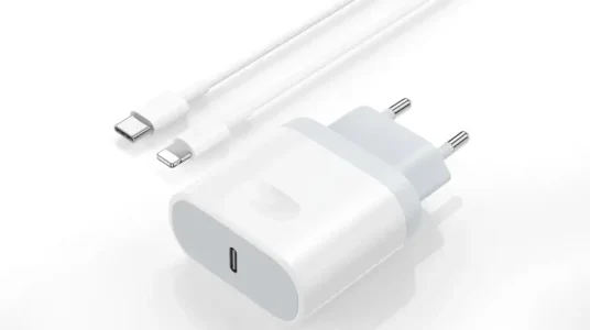 Cargador USB-C VNOOK de 20W + cable Lightning de 2m