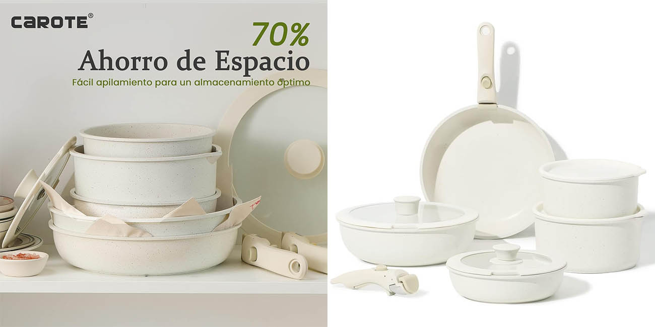 Carote utensilios cocina antiadherentes chollo