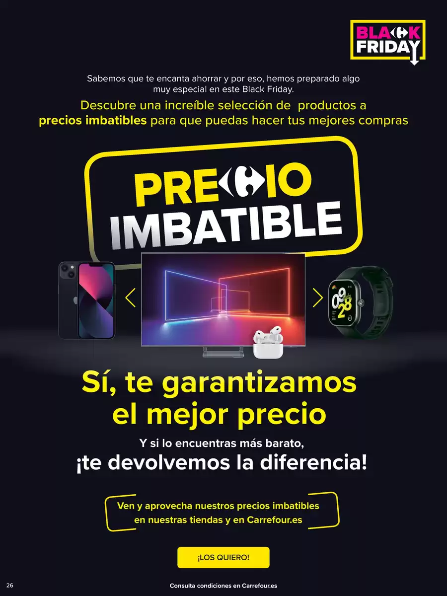 Chollos del nuevo catálogo Black Friday 2024 de Carrefour