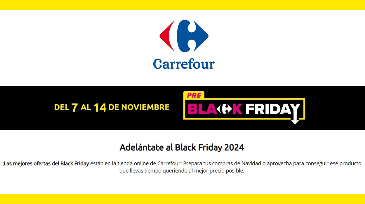 Carrefour Pre Black Friday