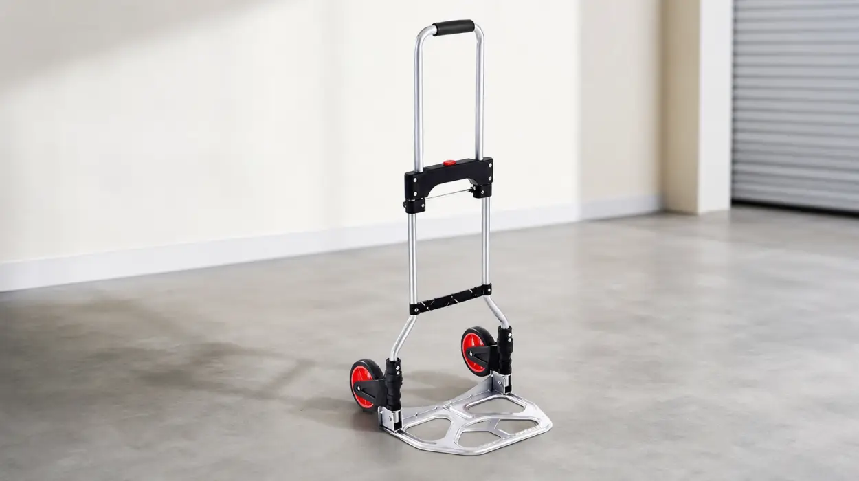 Carretilla de mano plegable Vevor para cargar fácilmente hasta 80 kg