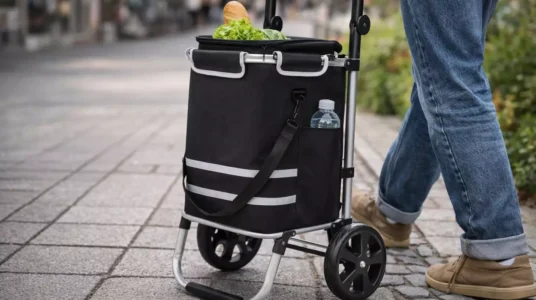 Carrito de compras plegable y adaptable T-Lovendo