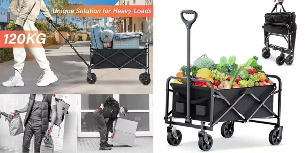 Carro de mano plegable con ruedas DASCK