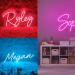 Letrero de neón personalizable