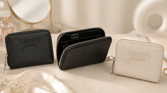 Cartera Tommy Jeans Tjw Must Small Za con cremallera para mujer en color negro