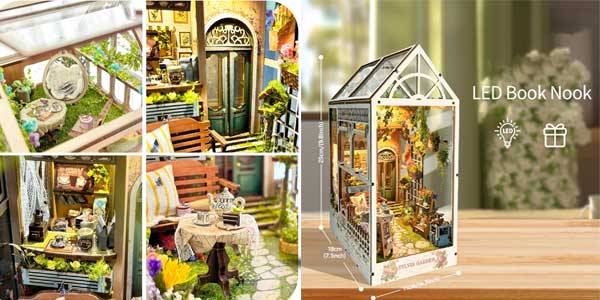 casa de muñecas en miniatura DiY Miniature House Booknook oferta