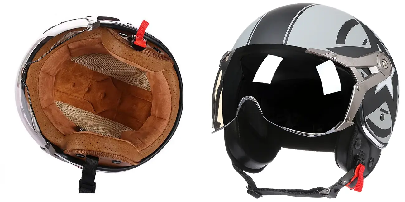 Casco de moto abierto BLD