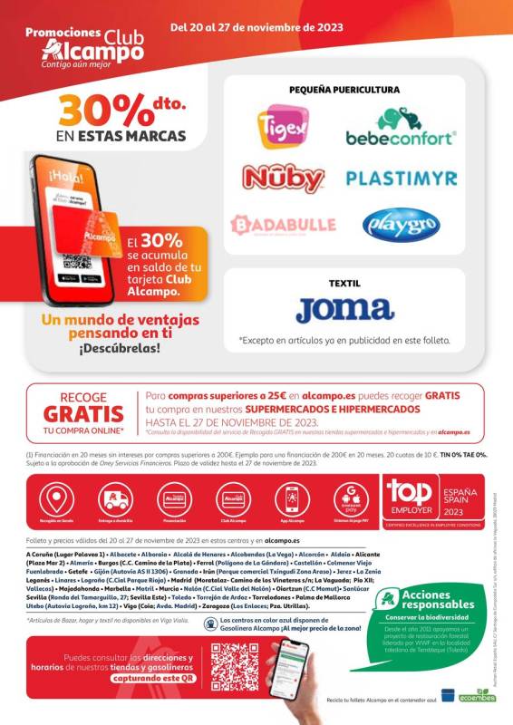 Chollos del nuevo catálogo Black Friday 2023 de Alcampo