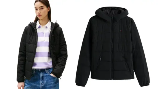cazadora acolchada Tommy Jeans Hooded para mujer