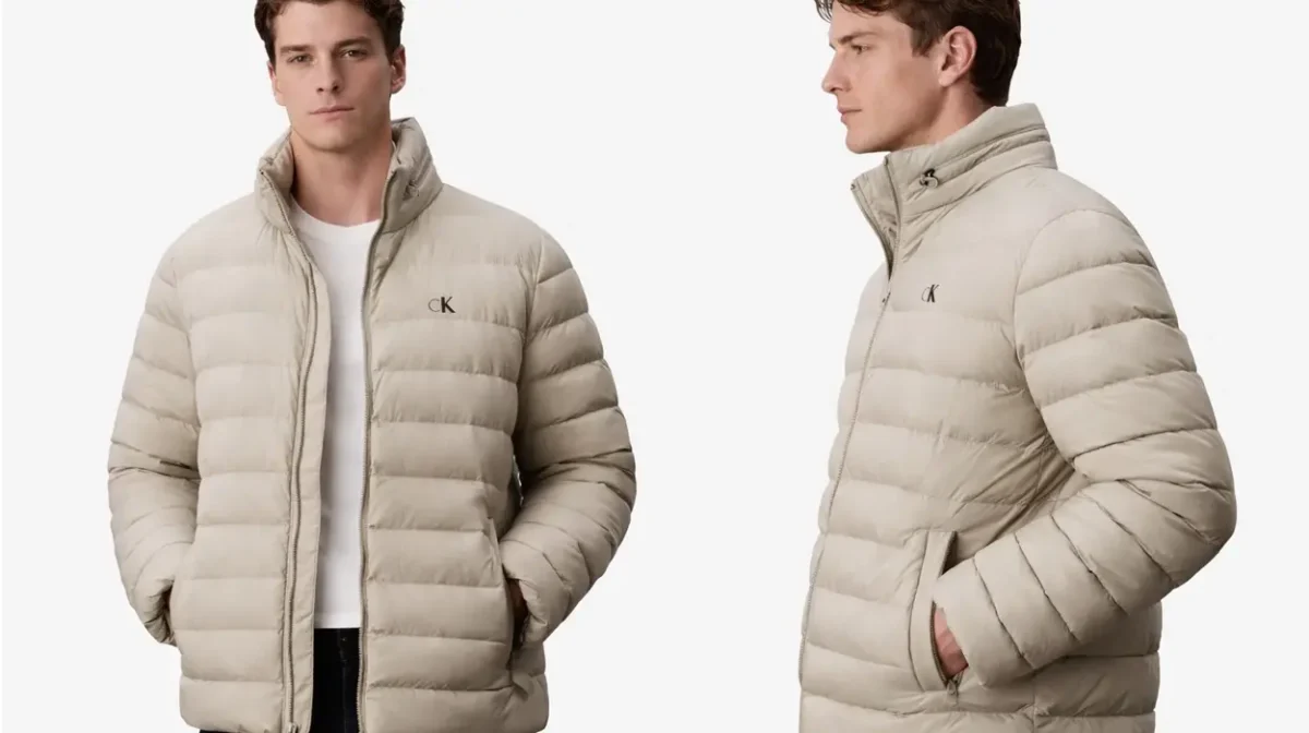 Cazadora acolchada Calvin Klein Nylon Hooded Puffer con capucha oculta para hombre, disponible en 5 colores