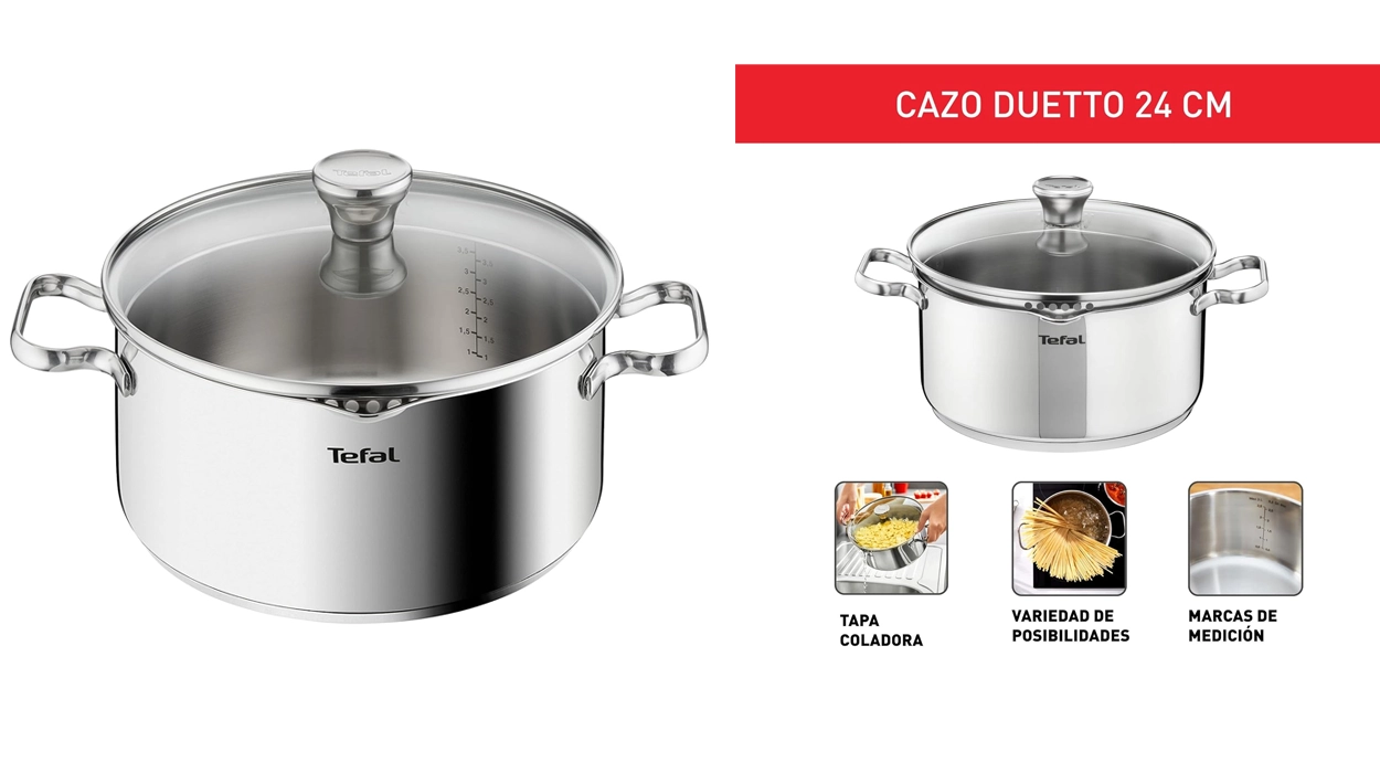 cacerola Tefal Duetto 24 cm barata
