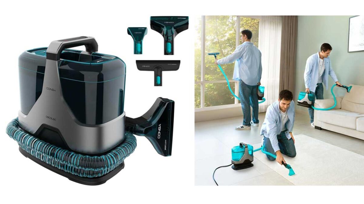 Limpiatapicerías Cecotec Conga 6000 Carpet&Spot Clean XXL Advance