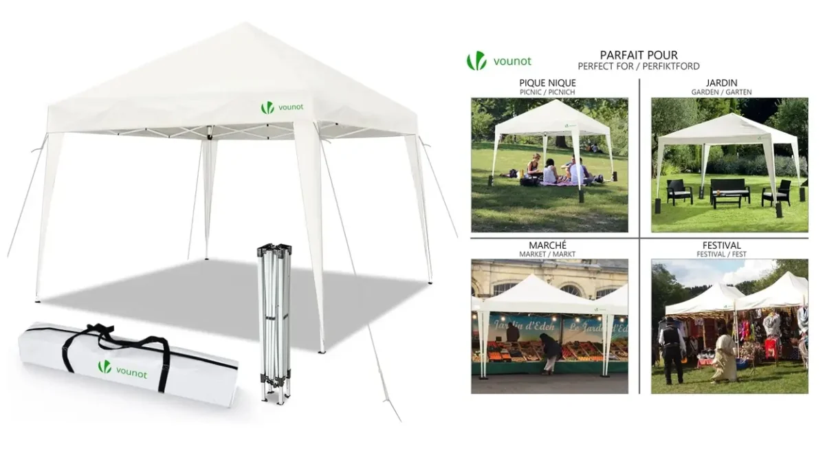 Disfruta del verano a la sombra con esta carpa plegable en oferta por tiempo limitado