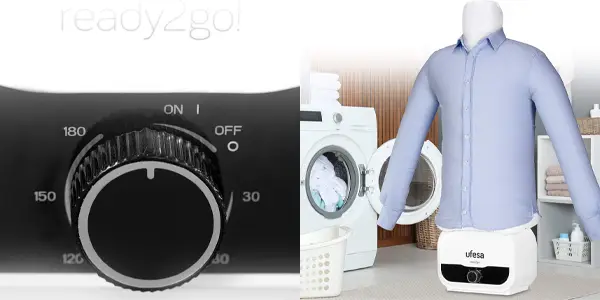 Centro de secado y planchado automático Ufesa Maniquí 2 en 1 SV1200