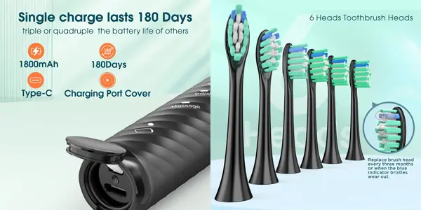 Cepillo de dientes eléctrico YTEATH Y01