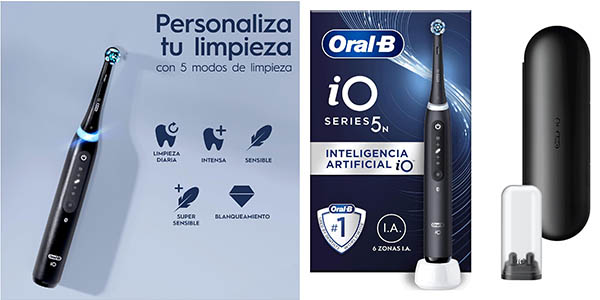 Cepillo de dientes eléctrico Oral-B iO5n con estuche de viaje