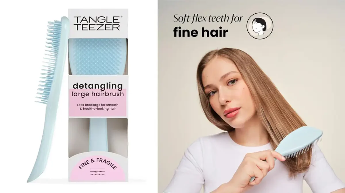 Cepillo grande Tangle Teezer Ultimate Detangler para cabello fino y frágil