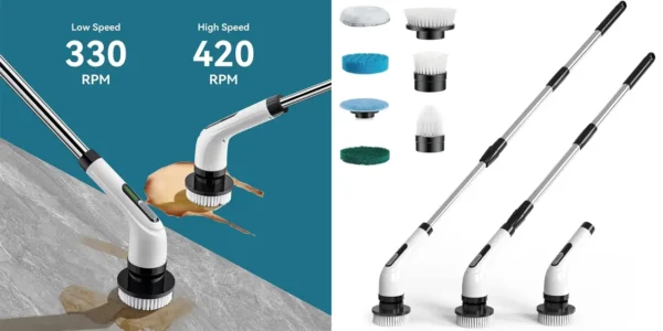 Cepillo de limpieza eléctrico con batería recargable