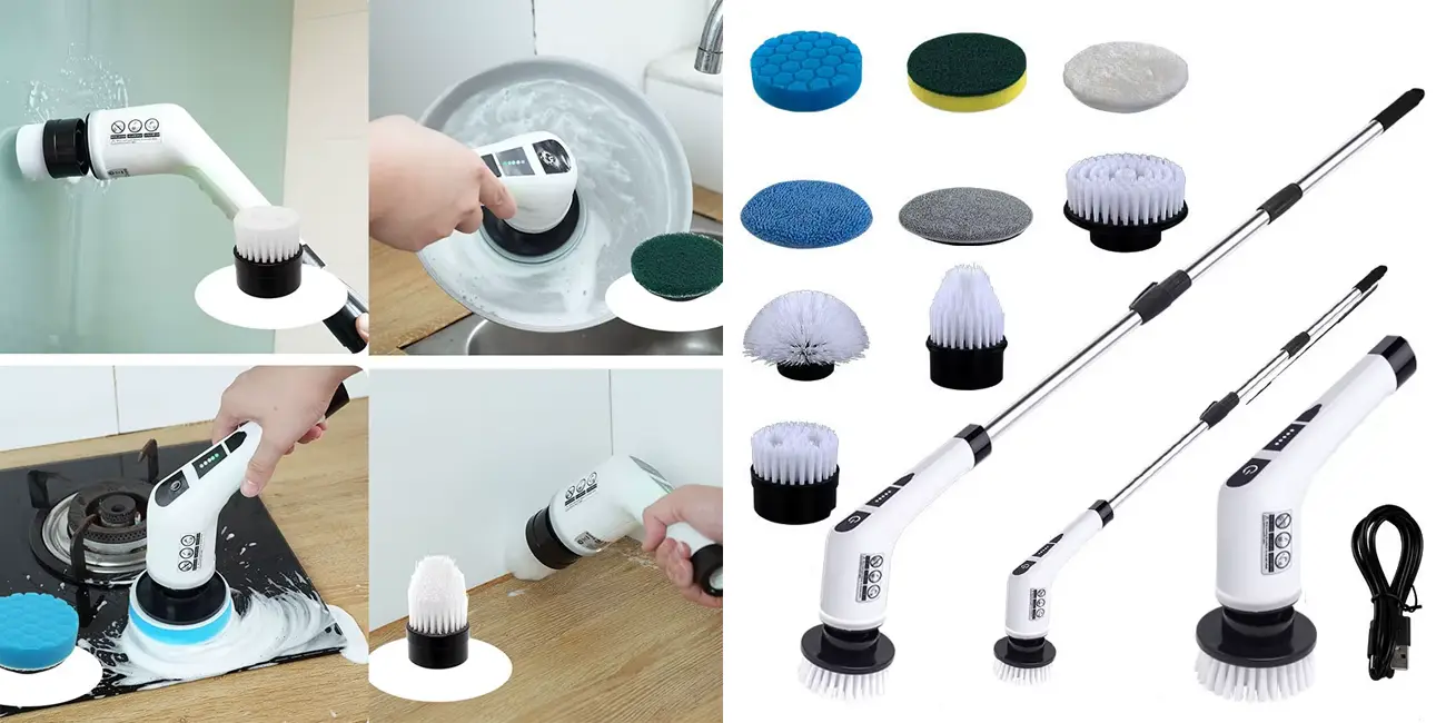 Cepillo eléctrico MicroData con 9 cabezales