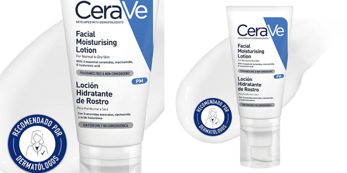 Loción hidratante CeraVe para el rostro con SPF30