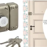 cerradura de puerta Yale YV25bt-45 sc