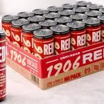 24 latas de cerveza 1906 Red Vintage