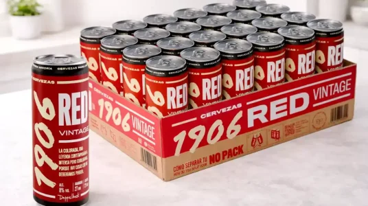 24 latas de cerveza 1906 Red Vintage