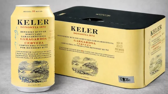 Chollo Pack de 36 latas de cerveza Keler de 330 ml