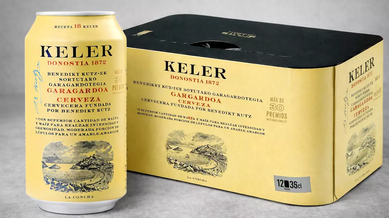 Chollo Pack de 36 latas de cerveza Keler de 330 ml