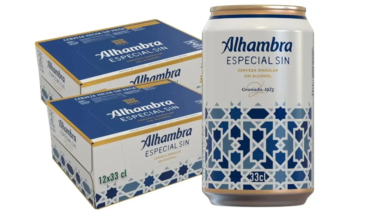 Pack x24 Cervezas Alhambra Especial Sin Alcohol de 33 cl