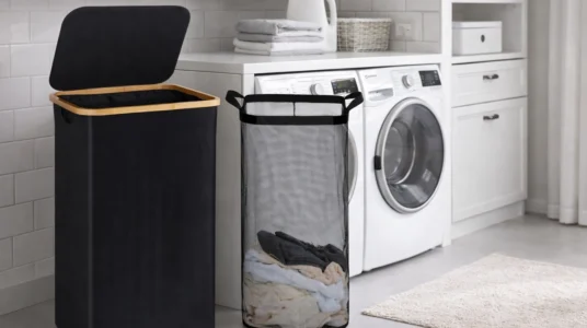 cesto de ropa sucia plegable con tapa Efluky
