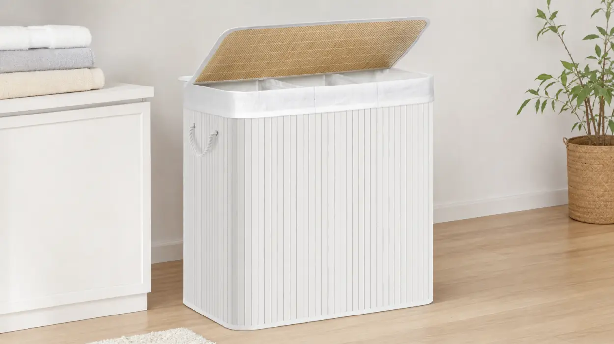 Cesto para ropa sucia Songmics de 150 l con 3 compartimentos