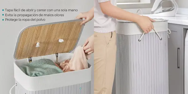 Cesto para ropa sucia SONGMICS