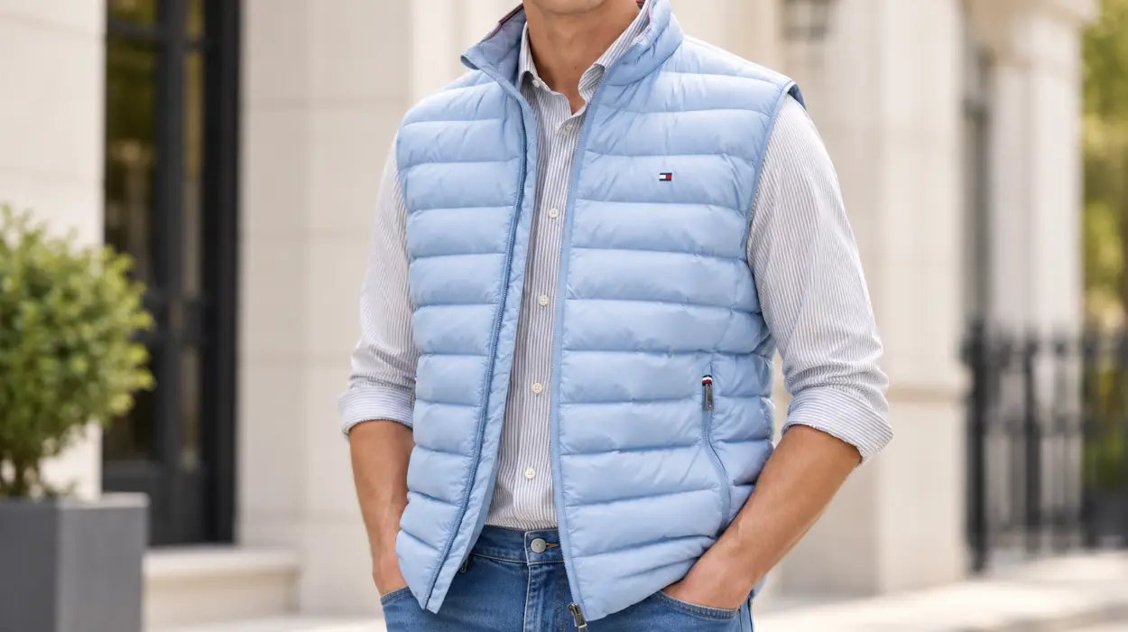 Chaleco acolchado ligero Tommy Hilfiger Core Packable para hombre