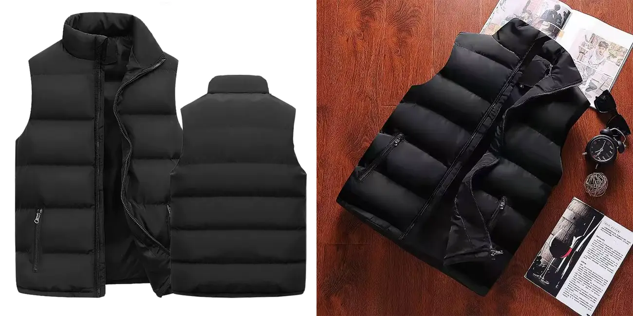 Chaleco acolchado ligero y cálido